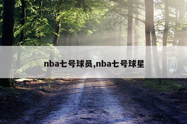 nba七号球员,nba七号球星