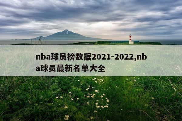 nba球员榜数据2021-2022,nba球员最新名单大全