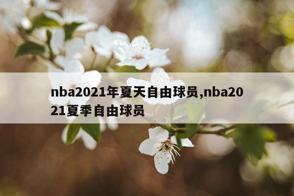 nba2021年夏天自由球员,nba2021夏季自由球员