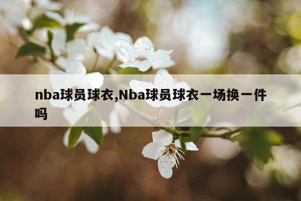 nba球员球衣,Nba球员球衣一场换一件吗
