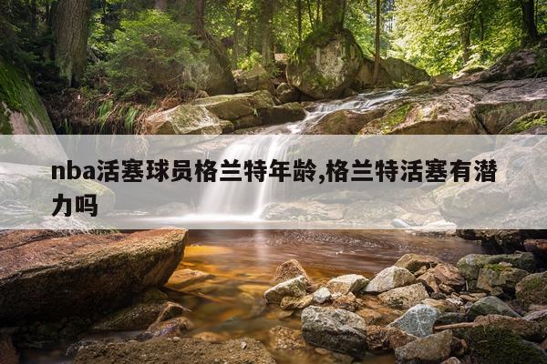 nba活塞球员格兰特年龄,格兰特活塞有潜力吗