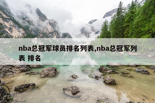 nba总冠军球员排名列表,nba总冠军列表 排名