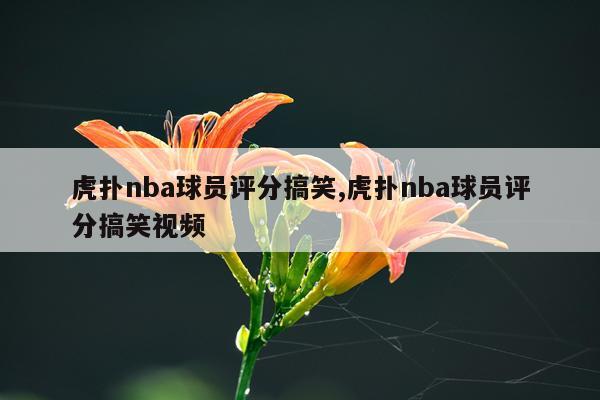 虎扑nba球员评分搞笑,虎扑nba球员评分搞笑视频