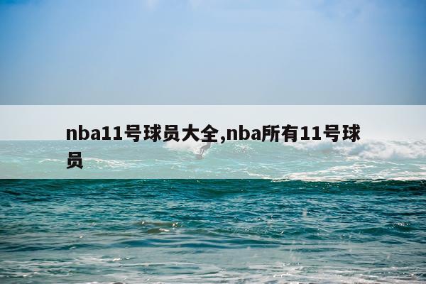 nba11号球员大全,nba所有11号球员