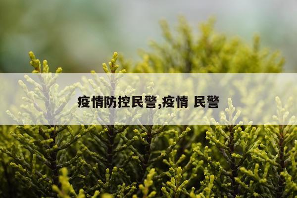 疫情防控民警,疫情 民警