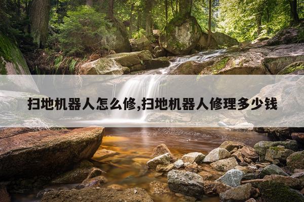 扫地机器人怎么修,扫地机器人修理多少钱