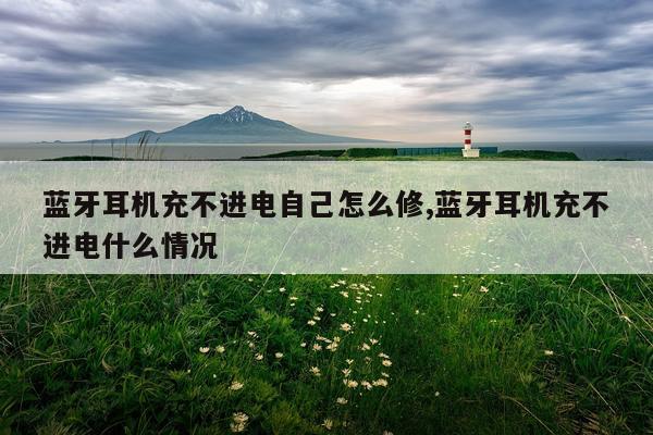 蓝牙耳机充不进电自己怎么修,蓝牙耳机充不进电什么情况