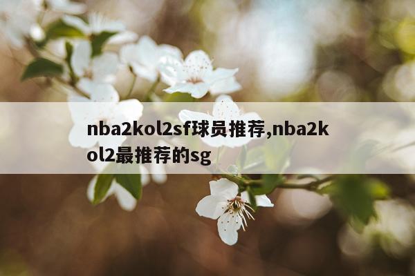 nba2kol2sf球员推荐,nba2kol2最推荐的sg