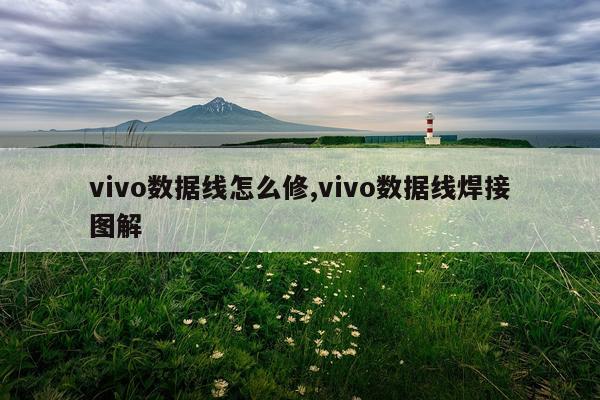 vivo数据线怎么修,vivo数据线焊接图解