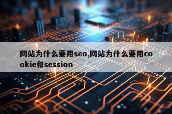 网站为什么要用seo,网站为什么要用cookie和session