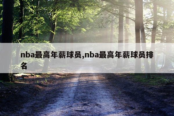 nba最高年薪球员,nba最高年薪球员排名