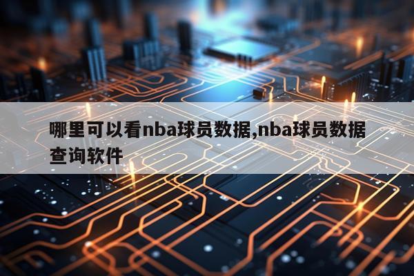 哪里可以看nba球员数据,nba球员数据查询软件