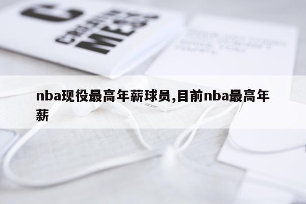 nba现役最高年薪球员,目前nba最高年薪