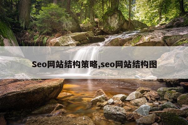 Seo网站结构策略,seo网站结构图