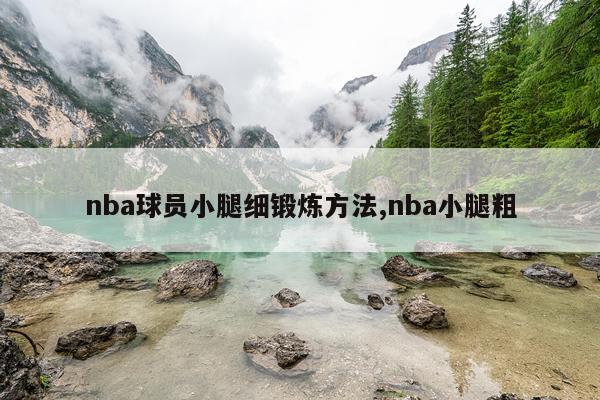 nba球员小腿细锻炼方法,nba小腿粗