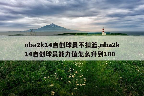 nba2k14自创球员不扣篮,nba2k14自创球员能力值怎么升到100