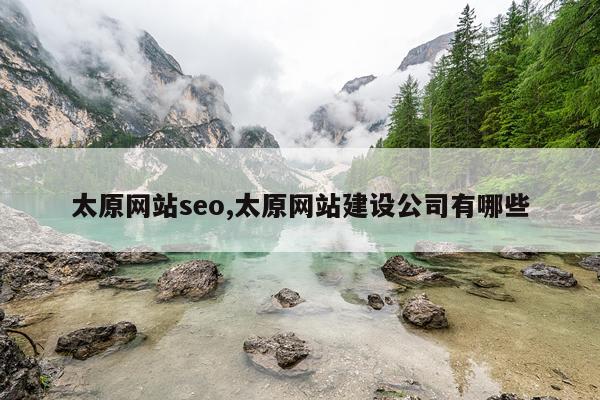 太原网站seo,太原网站建设公司有哪些