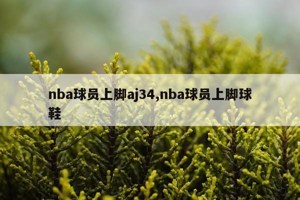nba球员上脚aj34,nba球员上脚球鞋