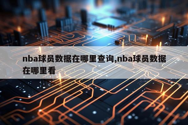 nba球员数据在哪里查询,nba球员数据在哪里看