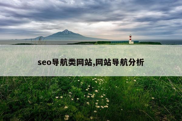seo导航类网站,网站导航分析