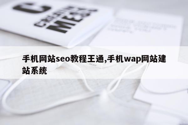 手机网站seo教程王通,手机wap网站建站系统