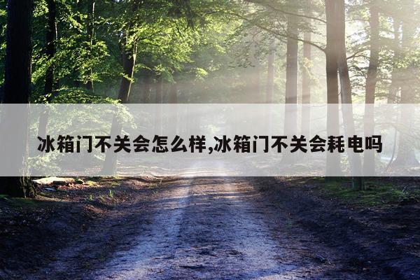 冰箱门不关会怎么样,冰箱门不关会耗电吗