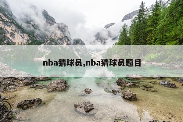nba猜球员,nba猜球员题目