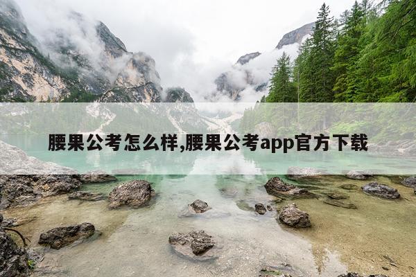 腰果公考怎么样,腰果公考app官方下载