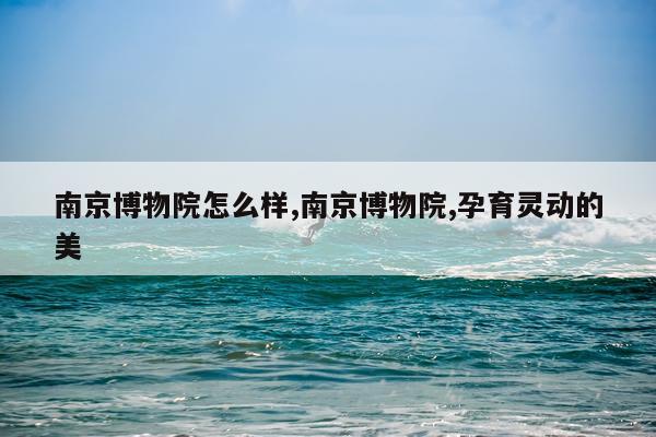 南京博物院怎么样,南京博物院,孕育灵动的美